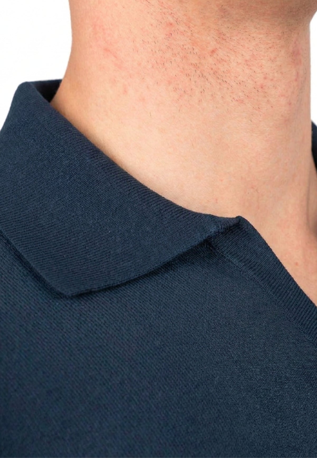 Polo mit kurzen Ärmeln 100% Baumwolle | Dalle Piane Cashmere