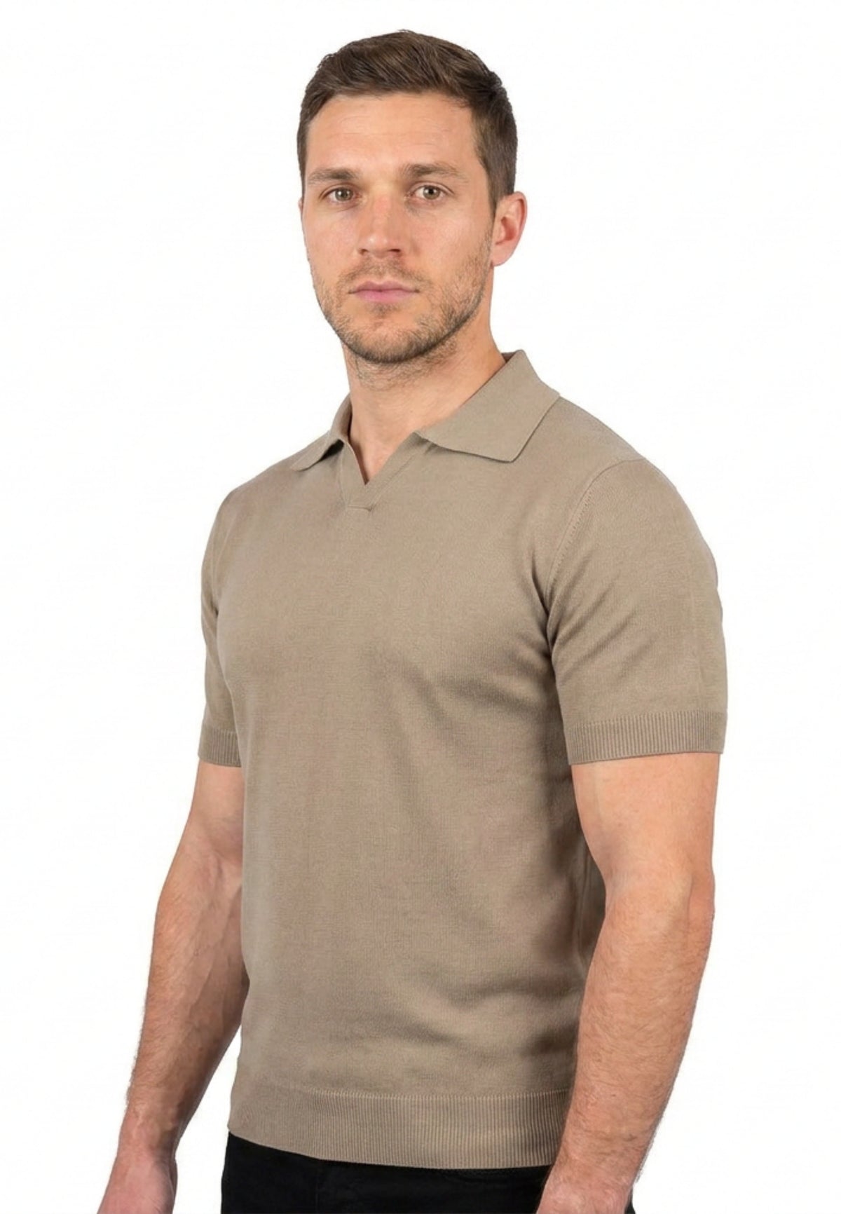 Polo mit kurzen Ärmeln 100% Baumwolle | Dalle Piane Cashmere