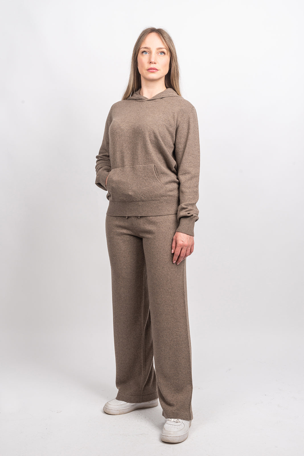 Hose aus Kaschmirmischung, Farbe Nerz, Ansicht 3 | Dalle Piane Cashmere