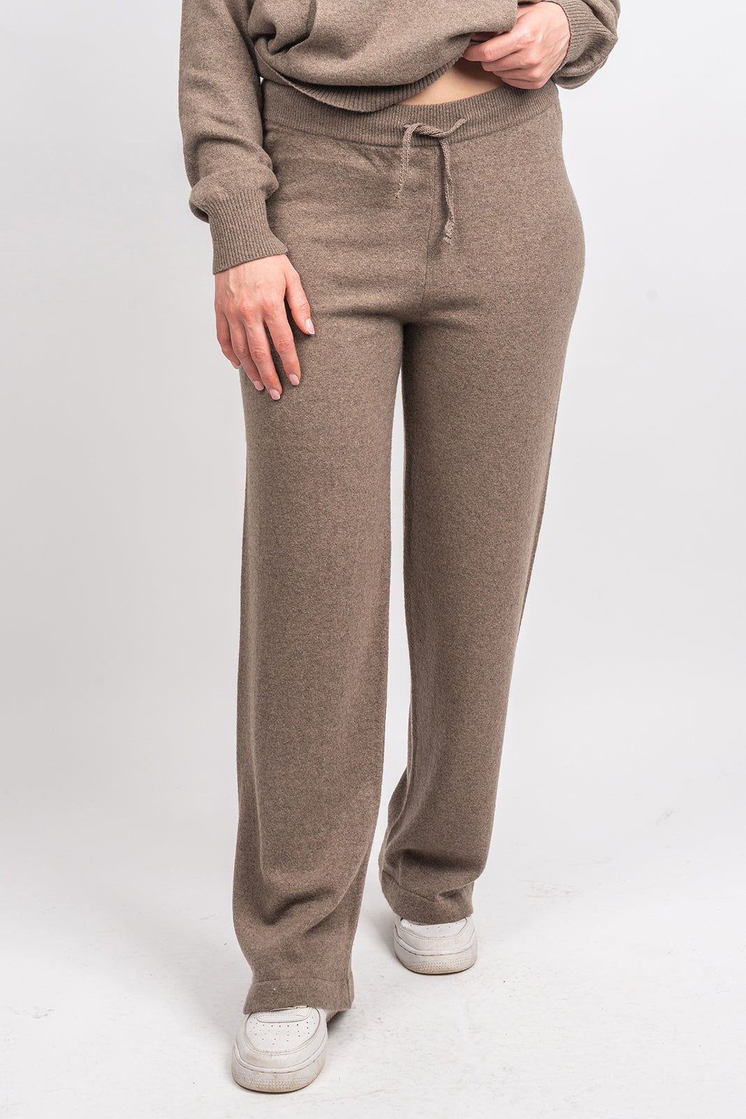 Hose aus Kaschmirmischung, Farbe Nerz, Ansicht 2 | Dalle Piane Cashmere