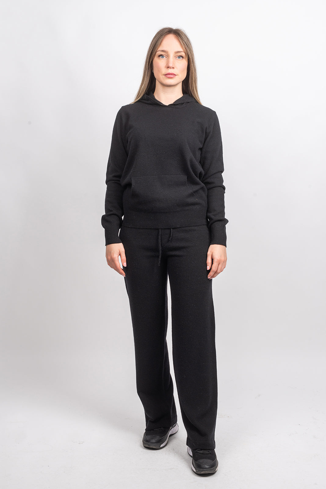 Hose aus Kaschmirmischung, Farbe Schwarz, Ansicht 4 | Dalle Piane Cashmere