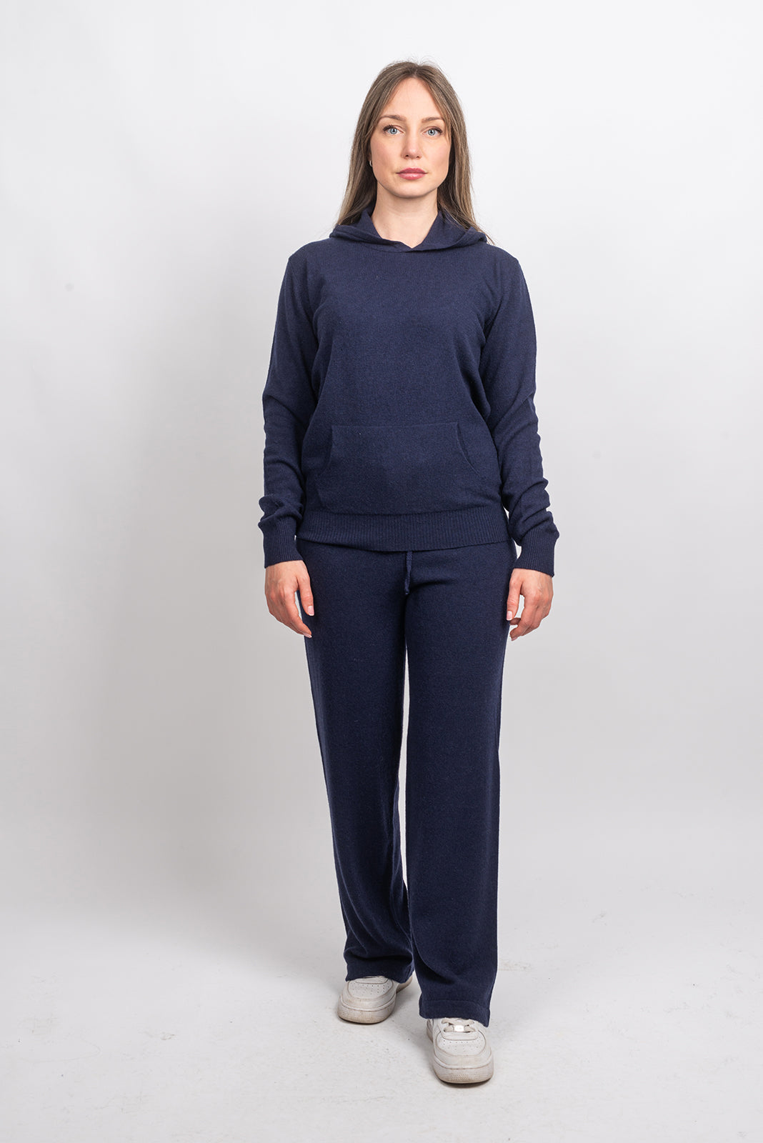 Hose aus Kaschmirmischung, Farbe Blau, Ansicht 3 | Dalle Piane Cashmere