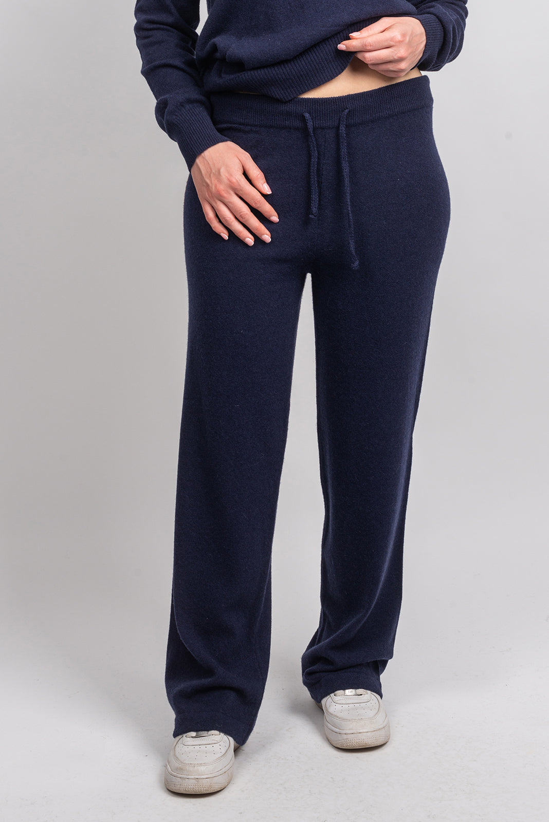 Hose aus Kaschmirmischung, Farbe Blau | Dalle Piane Cashmere