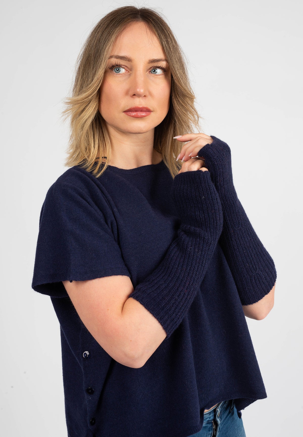 Armstulpen aus Kaschmirmischung | Dalle Piane Cashmere