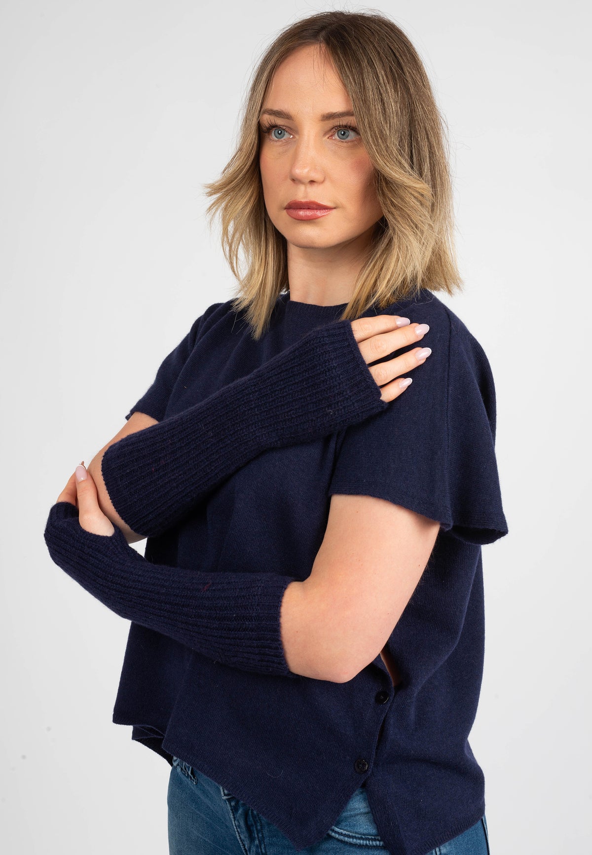Armstulpen aus Kaschmirmischung | Dalle Piane Cashmere
