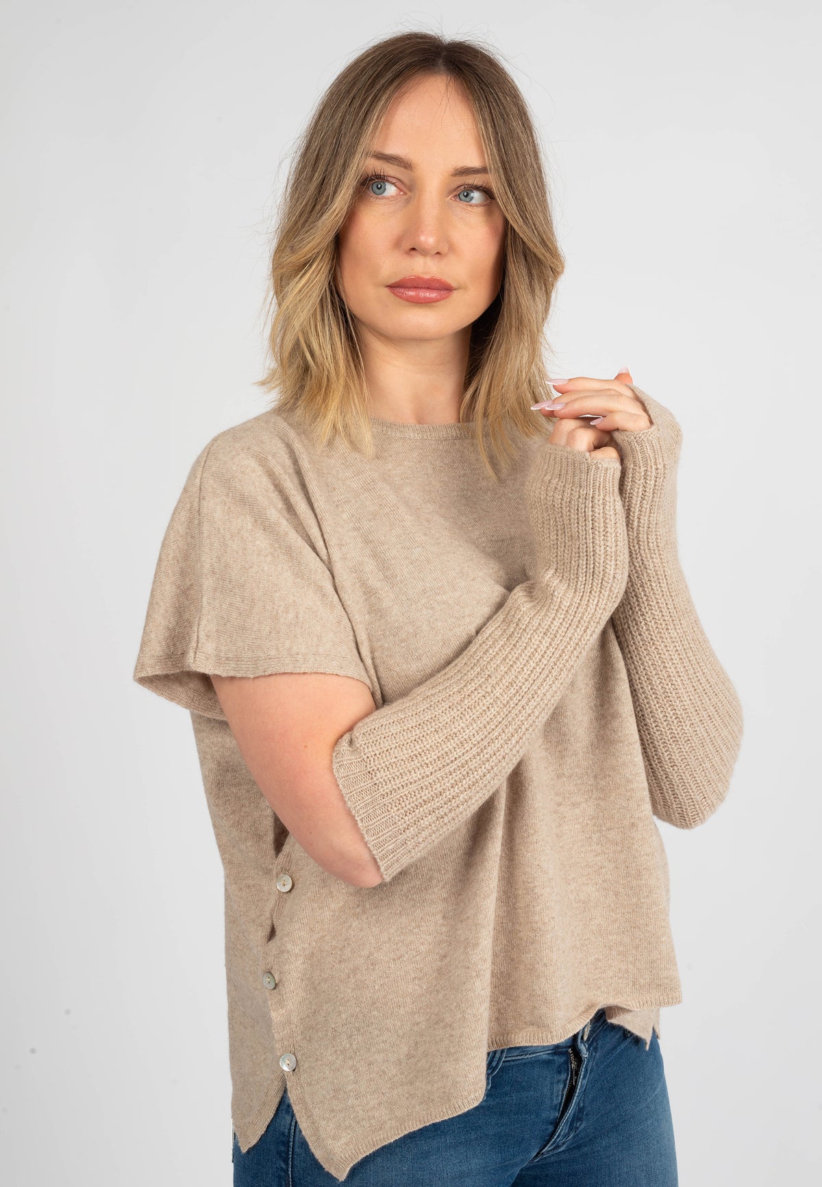 Armstulpen aus Kaschmirmischung | Dalle Piane Cashmere