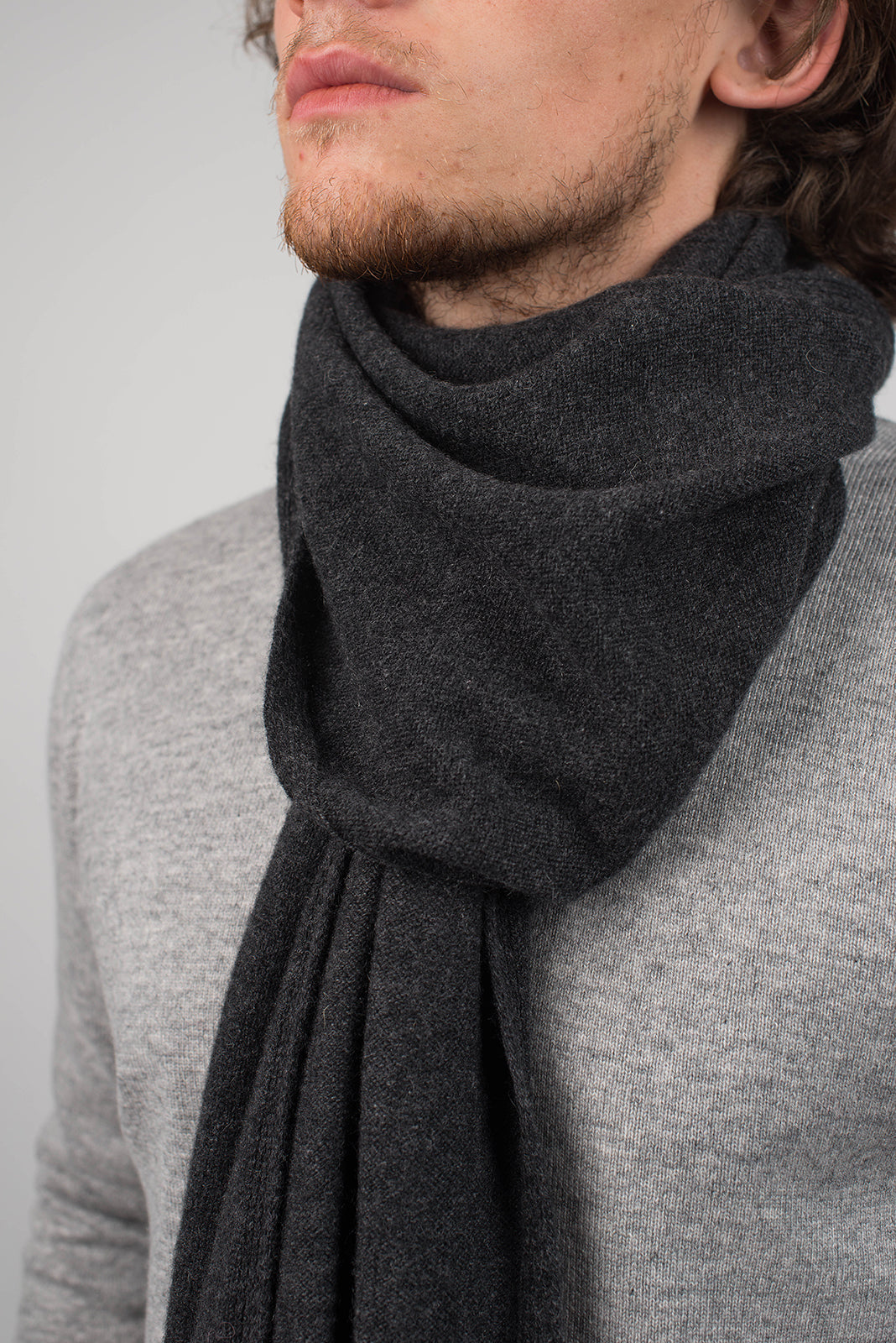 Einfarbiger Schal 100% Kaschmir | Dalle Piane Cashmere