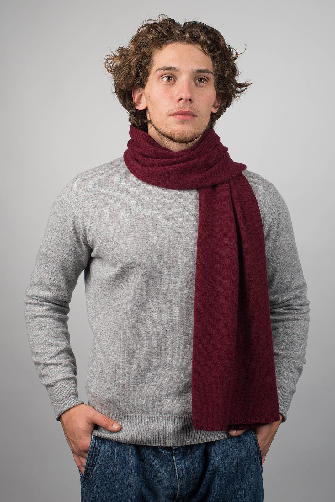 Einfarbiger Schal 100% Kaschmir | Dalle Piane Cashmere