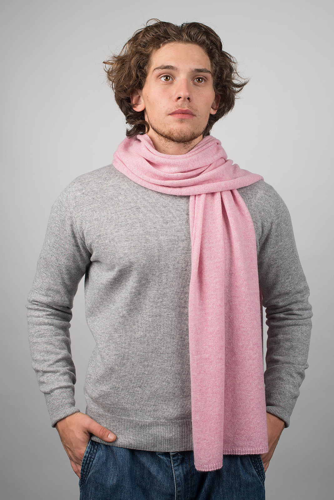 Einfarbiger Schal 100% Kaschmir | Dalle Piane Cashmere