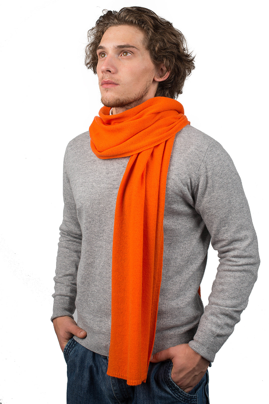 Einfarbiger Schal 100% Kaschmir | Dalle Piane Cashmere