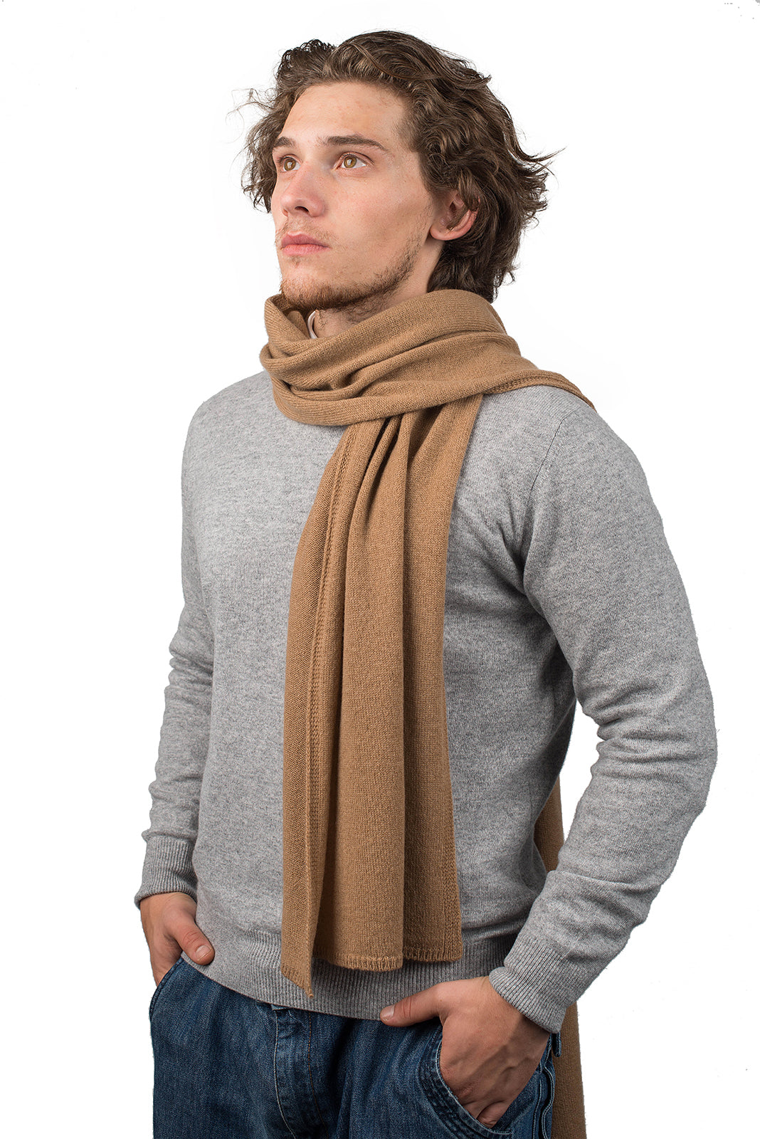 Einfarbiger Schal 100% Kaschmir | Dalle Piane Cashmere