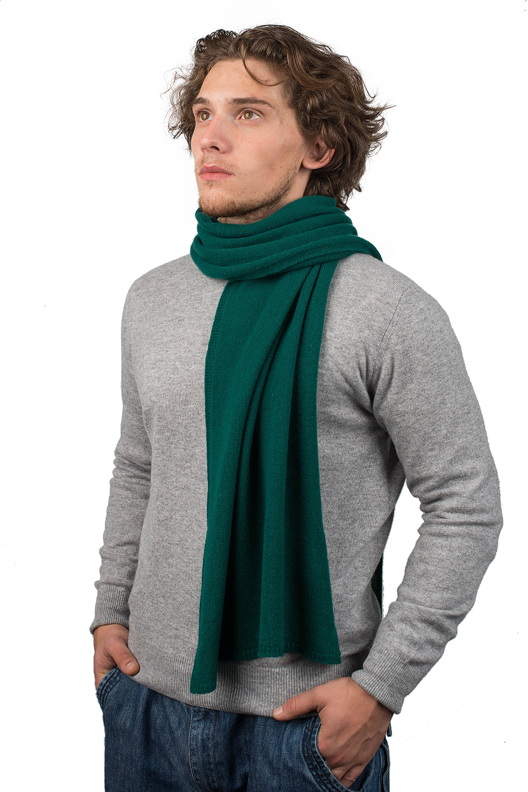 Einfarbiger Schal 100% Kaschmir | Dalle Piane Cashmere