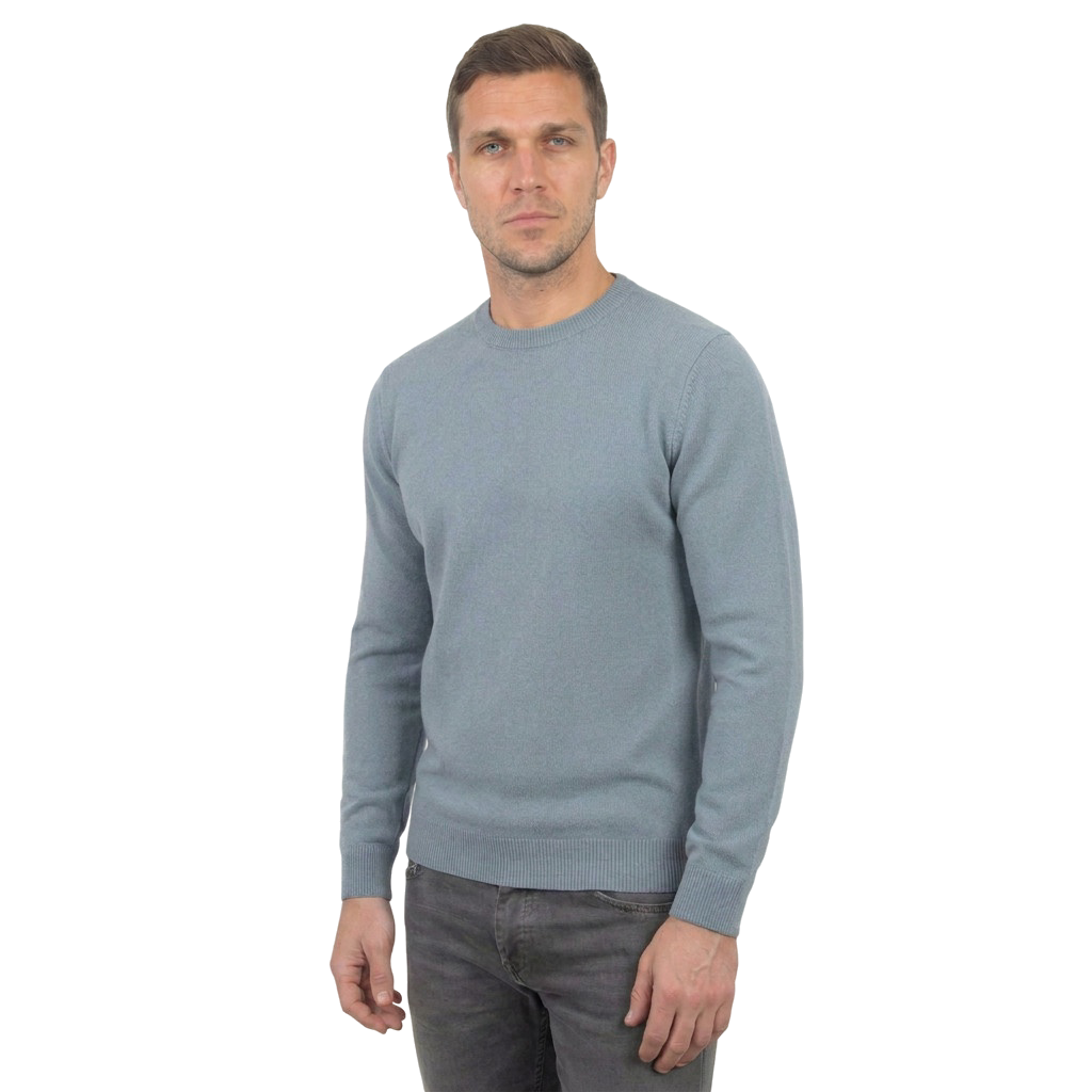 Rundhalspullover aus 100% Merinowolle | Dalle Piane Cashmere