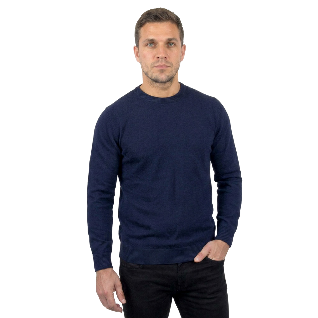 Rundhalspullover aus 100% Merinowolle | Dalle Piane Cashmere