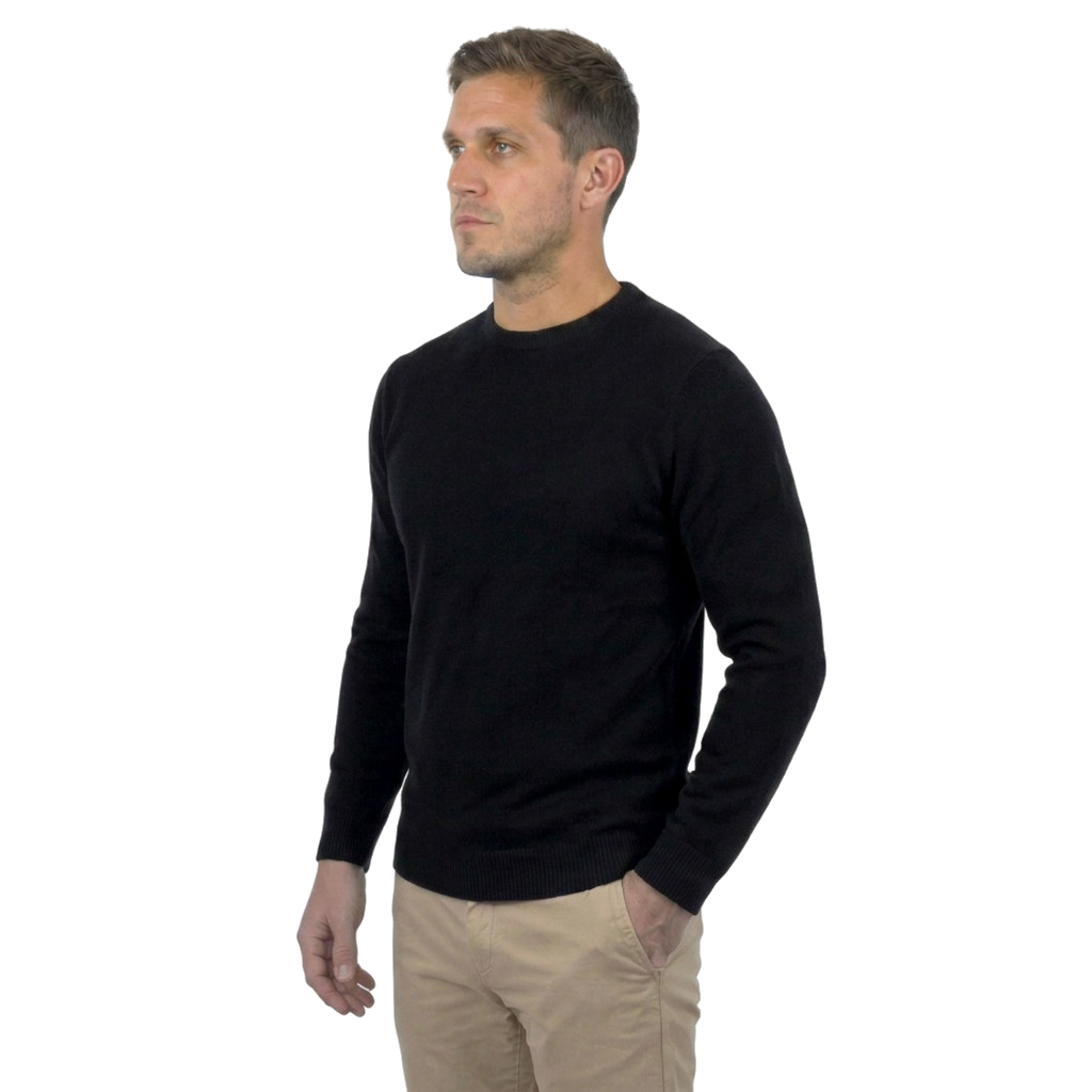 Rundhalspullover aus 100% Merinowolle | Dalle Piane Cashmere