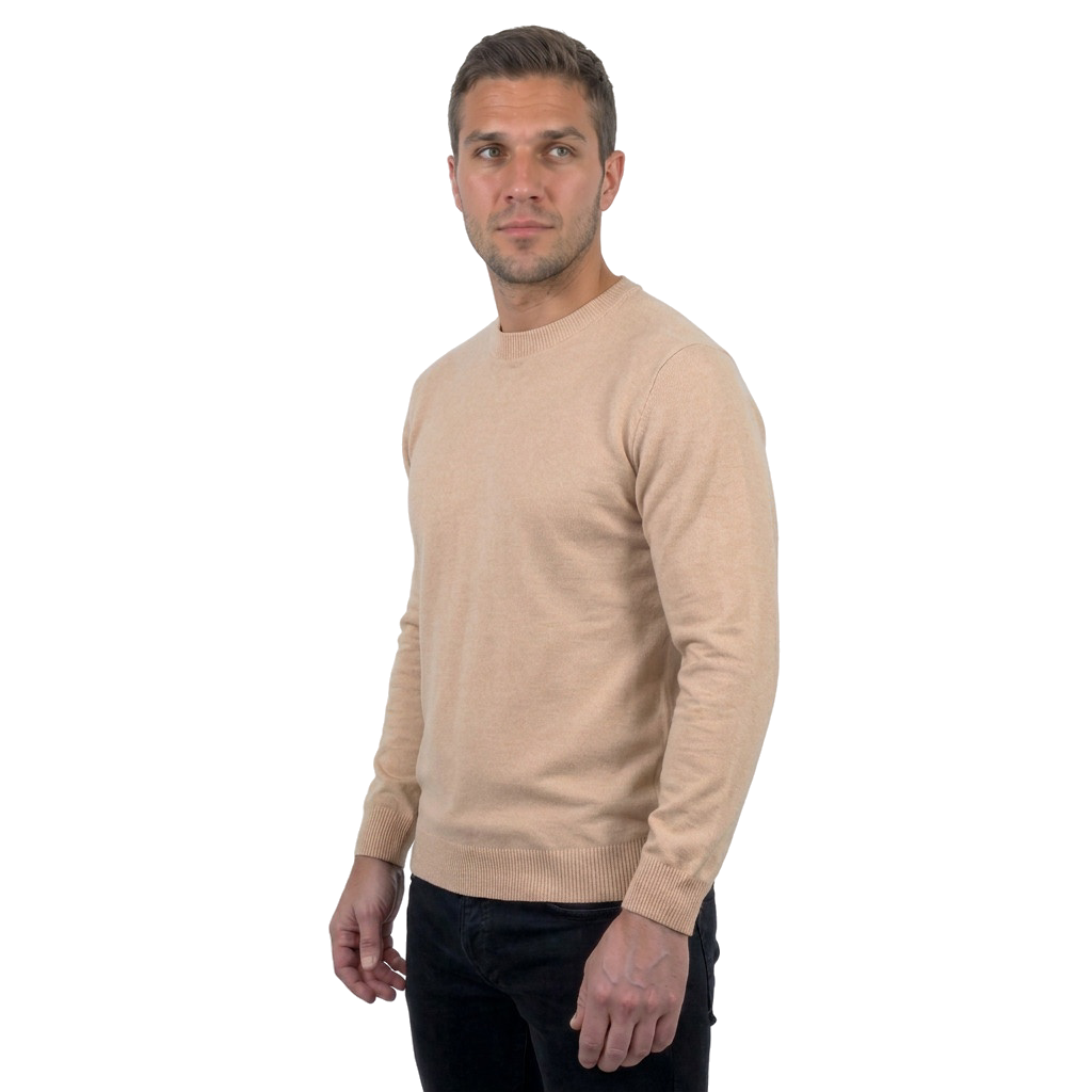 Rundhalspullover aus 100% Merinowolle | Dalle Piane Cashmere