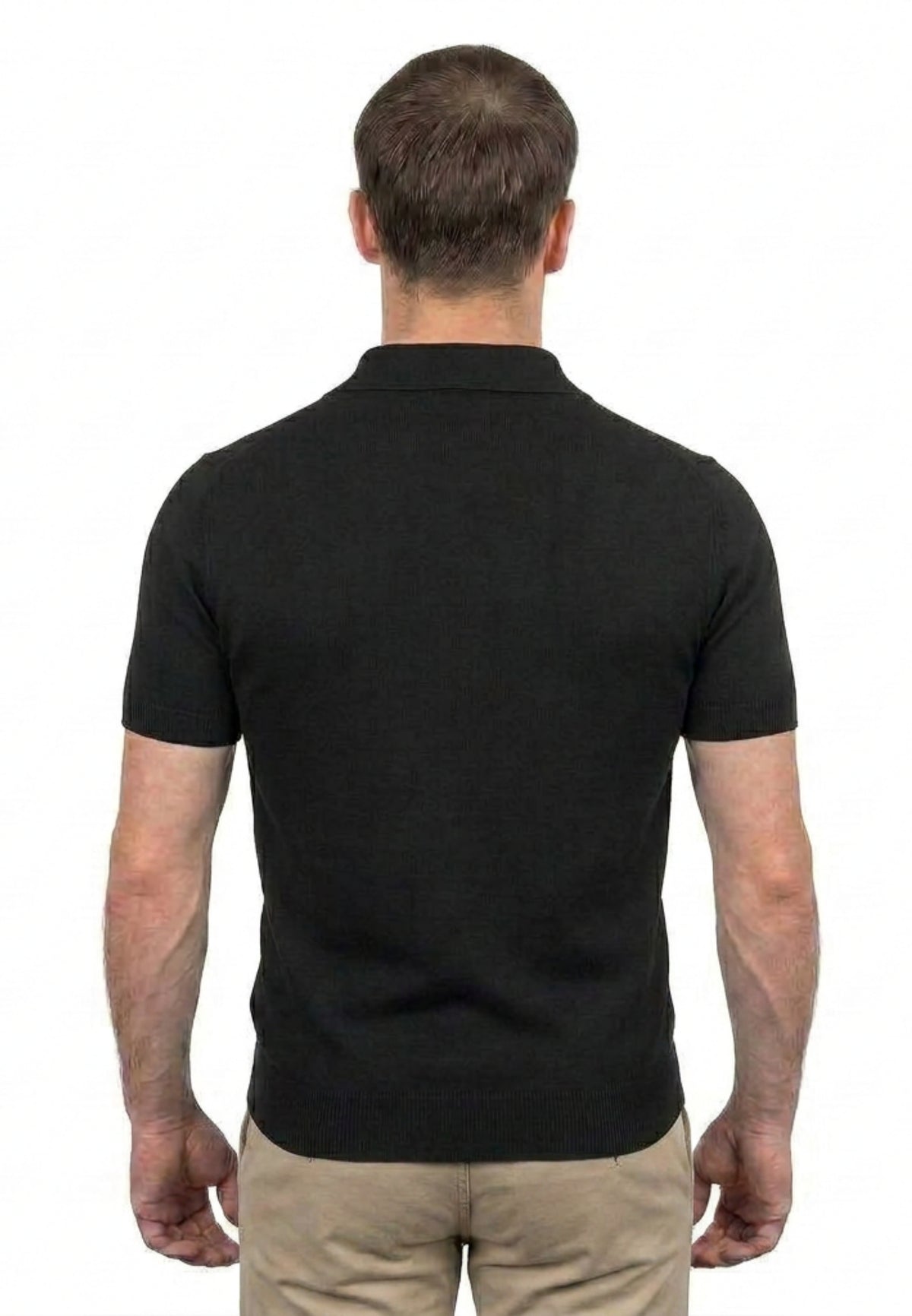 Polo mit kurzen Ärmeln 100% Baumwolle | Dalle Piane Cashmere