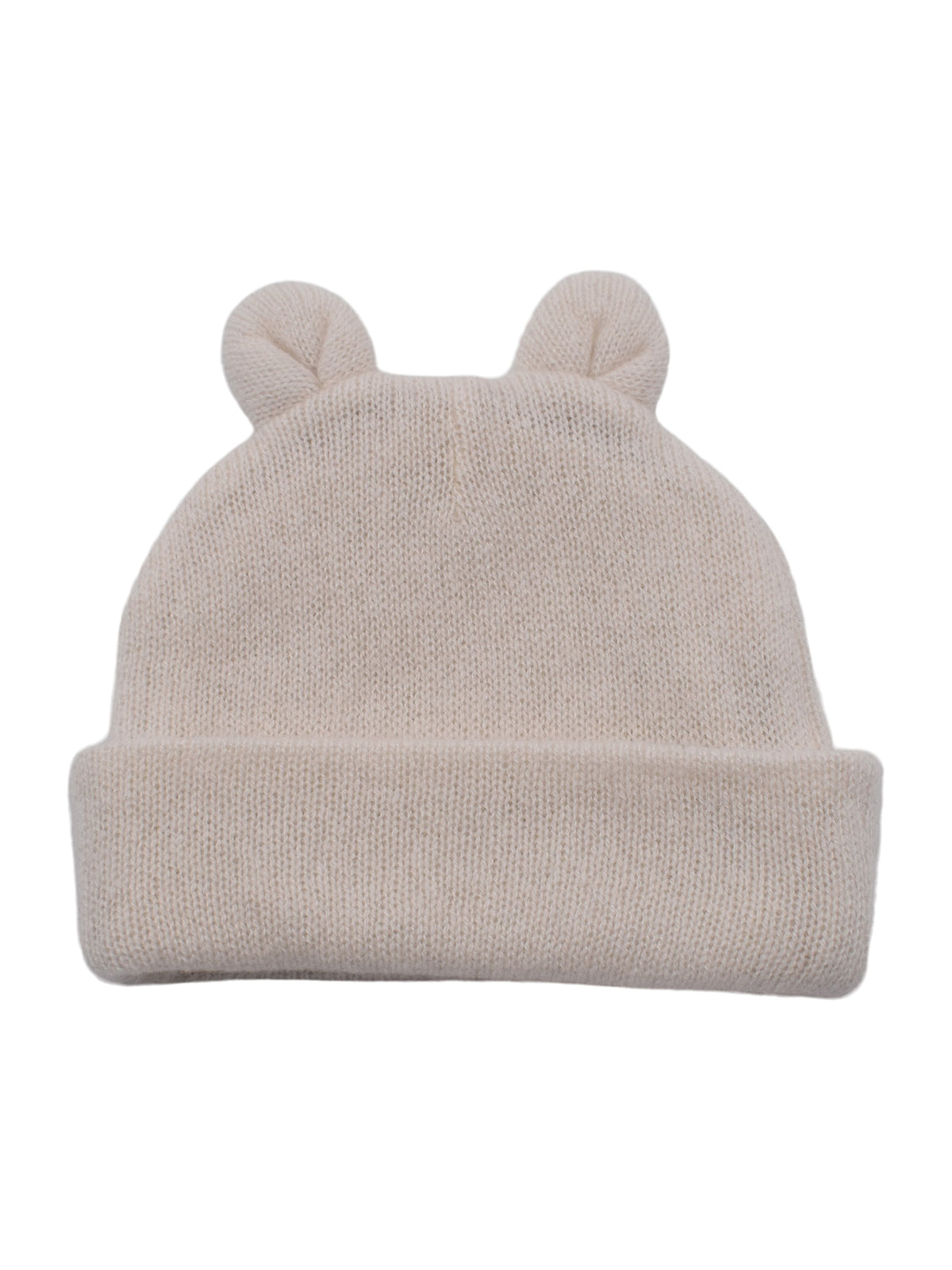 Neugeborenenmütze 100 % Kaschmir, Farbe Creme | Dalle Piane Cashmere