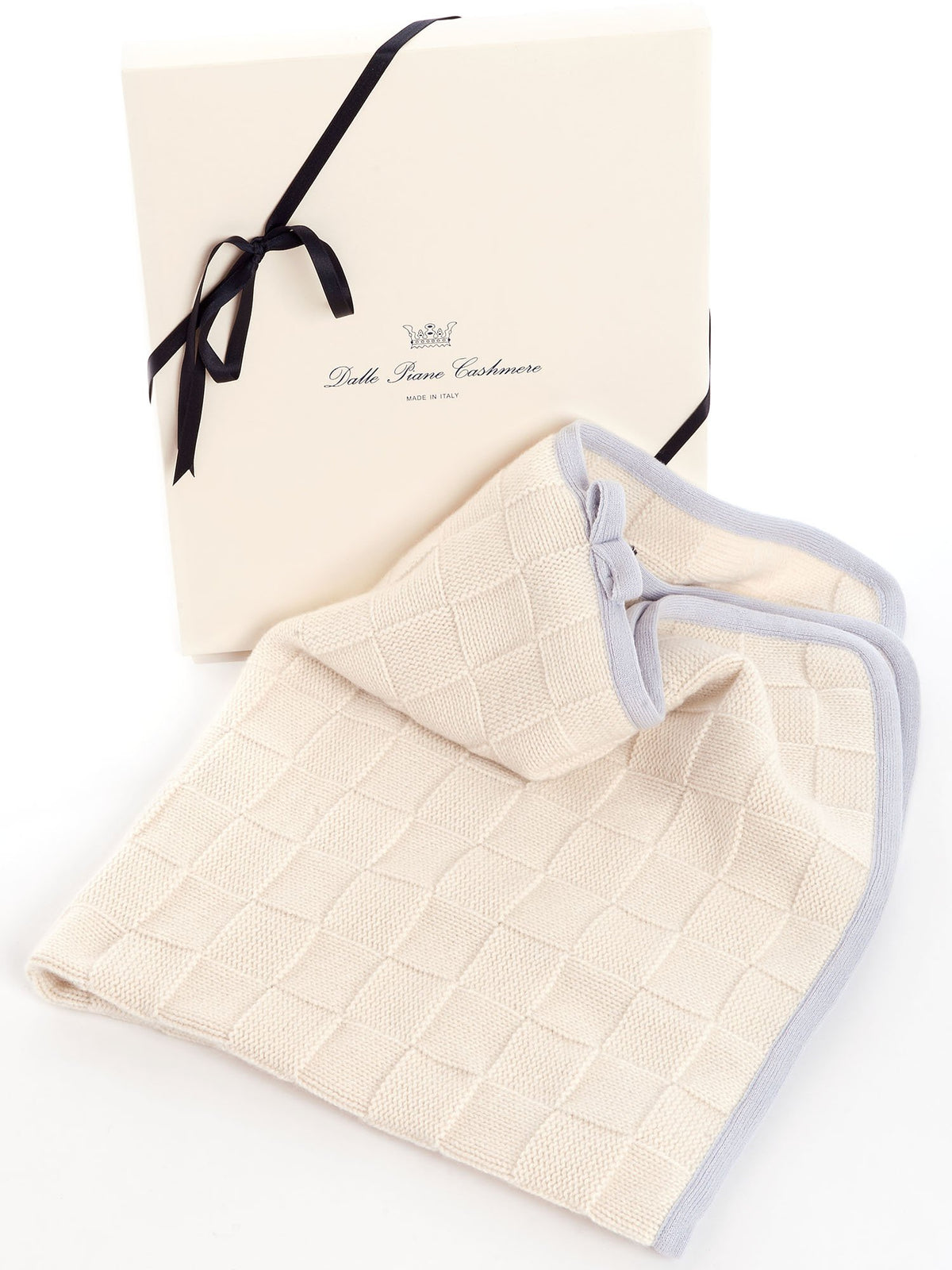Babydecke 100 % Kaschmir, Farbe Himmel | Dalle Piane Cashmere