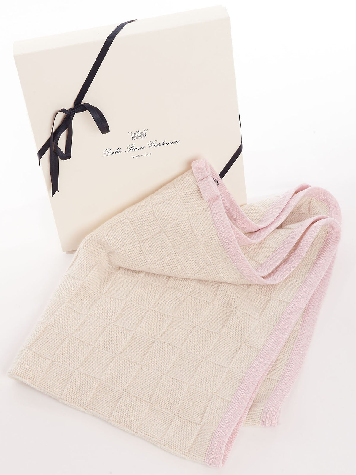 Babydecke 100 % Kaschmir, Farbe Rosa | Dalle Piane Cashmere