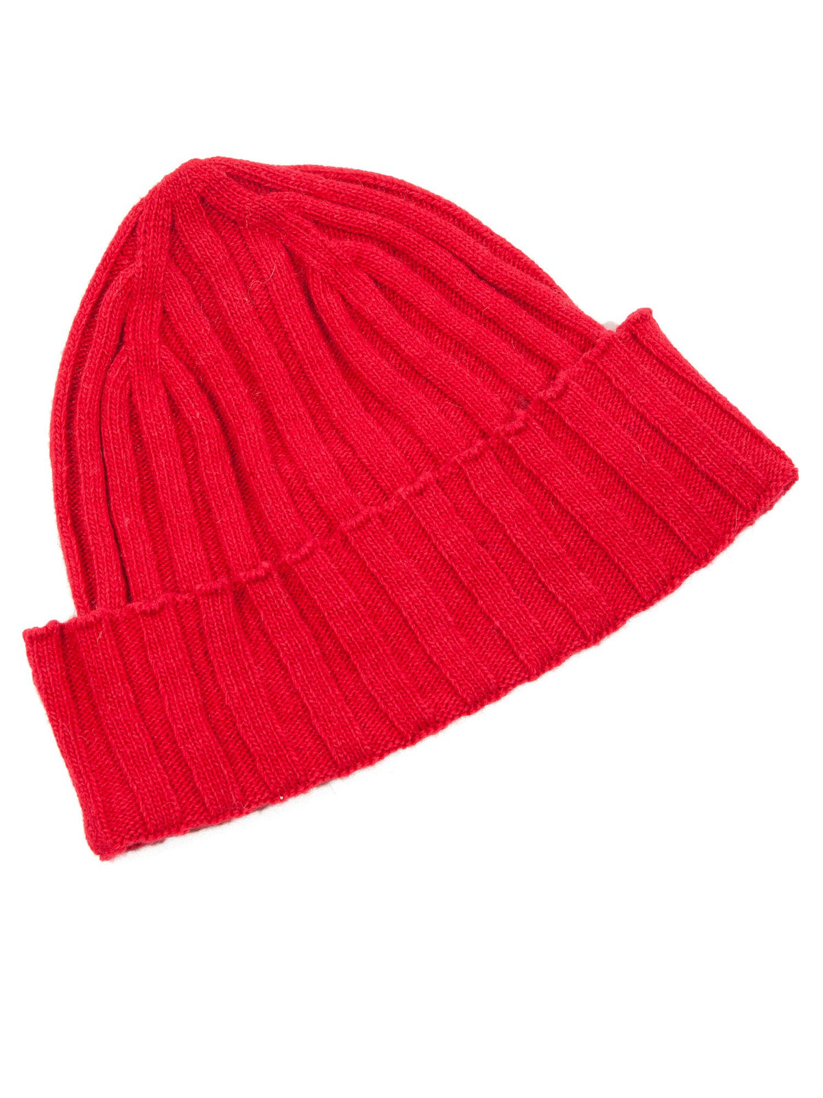 Schal und Mütze Set aus Kaschmirmischung, Farbe Rot, Ansicht 4 | Dalle Piane Cashmere