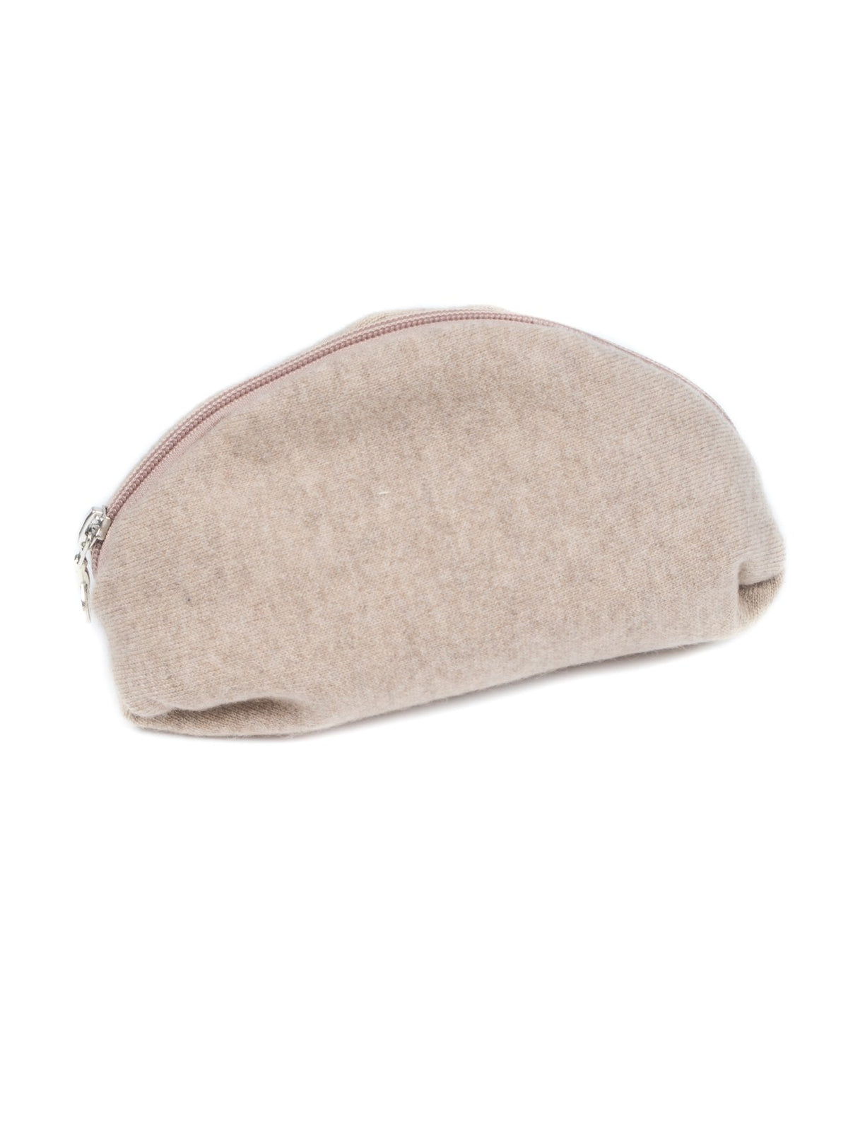 Clutch aus 100 % reinem Kaschmir, Farbe Beige, Ansicht 3 | Dalle Piane Cashmere