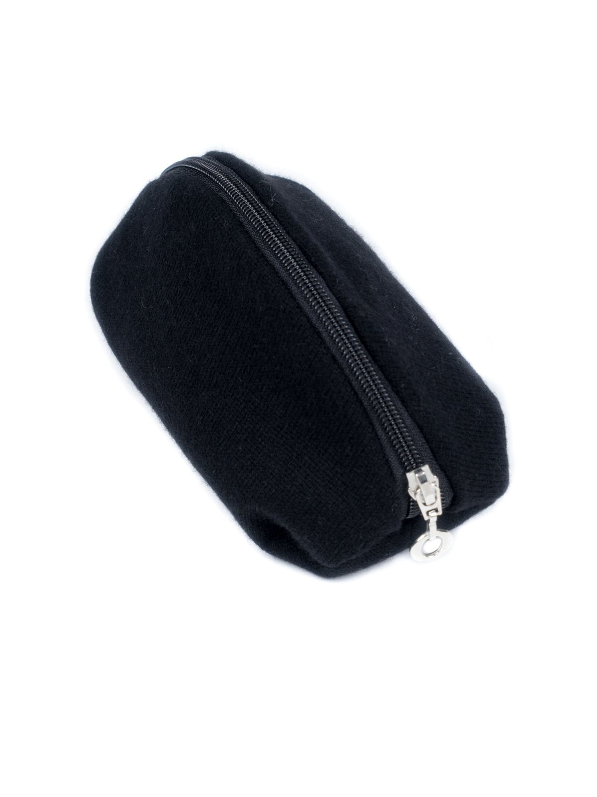 Clutch aus 100 % reinem Kaschmir, Farbe Schwarz, Ansicht 3 | Dalle Piane Cashmere