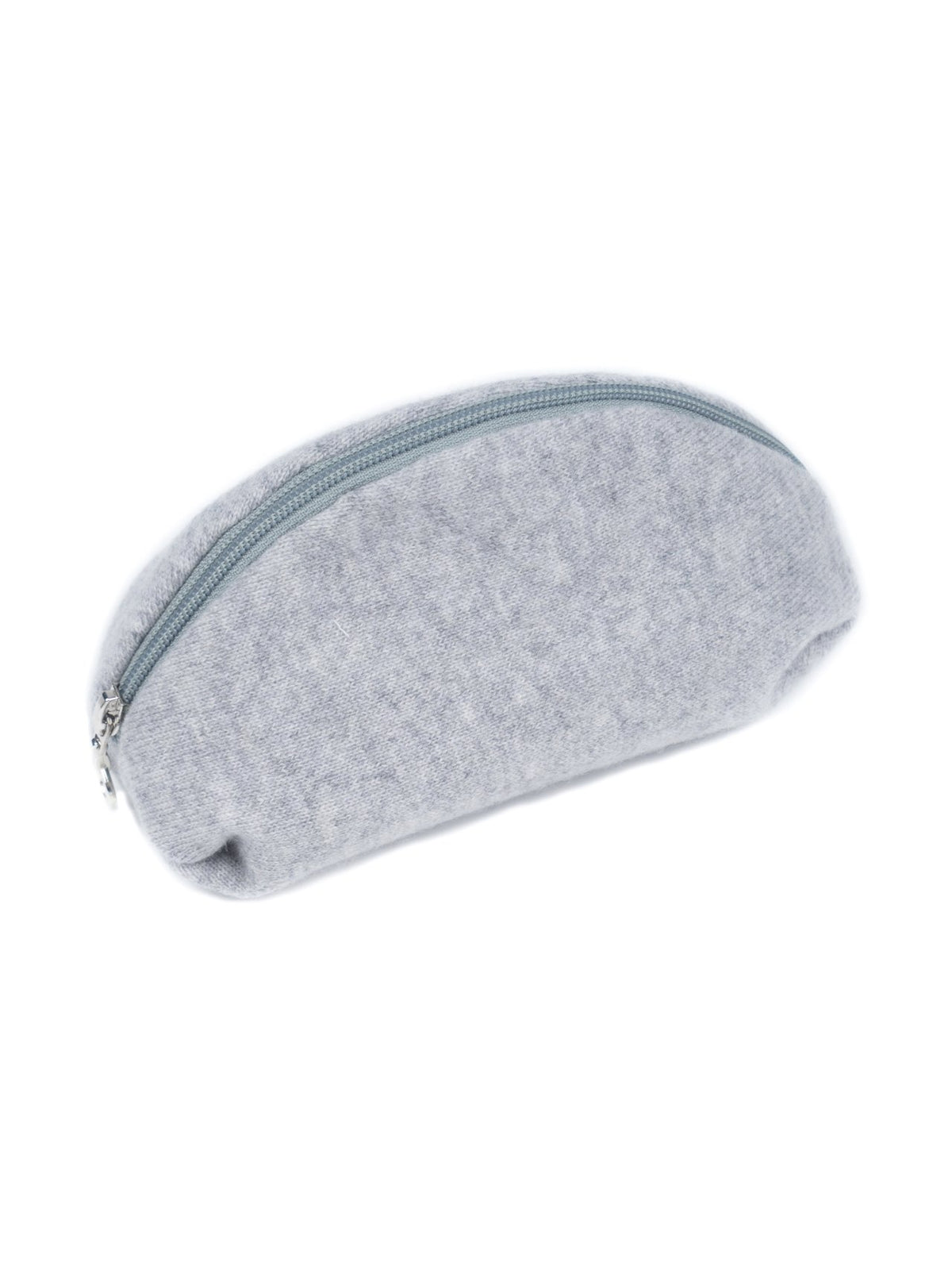 Clutch aus 100 % reinem Kaschmir, Farbe Grau, Ansicht 3 | Dalle Piane Cashmere