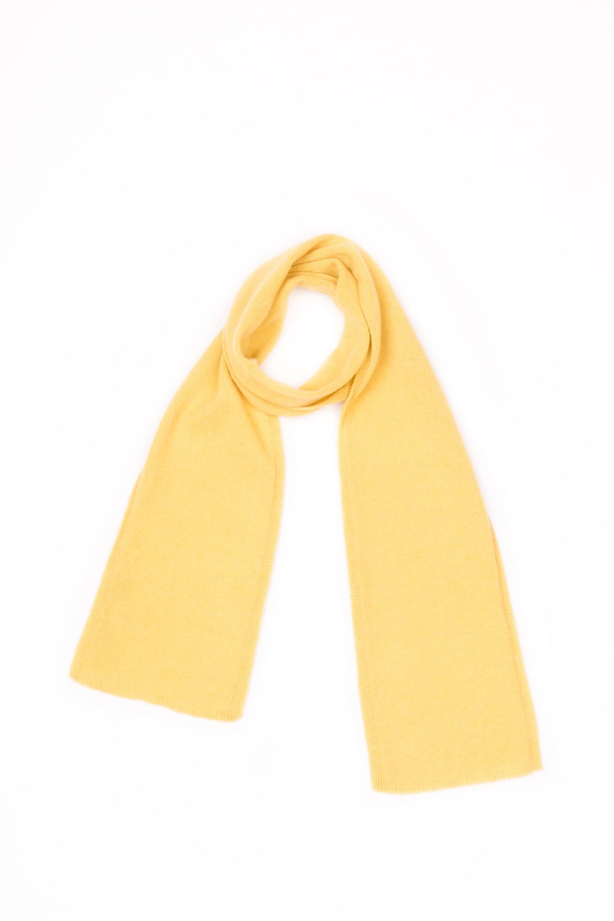 Kinderschal 100 % Kaschmir, Farbe Gelb | Dalle Piane Cashmere