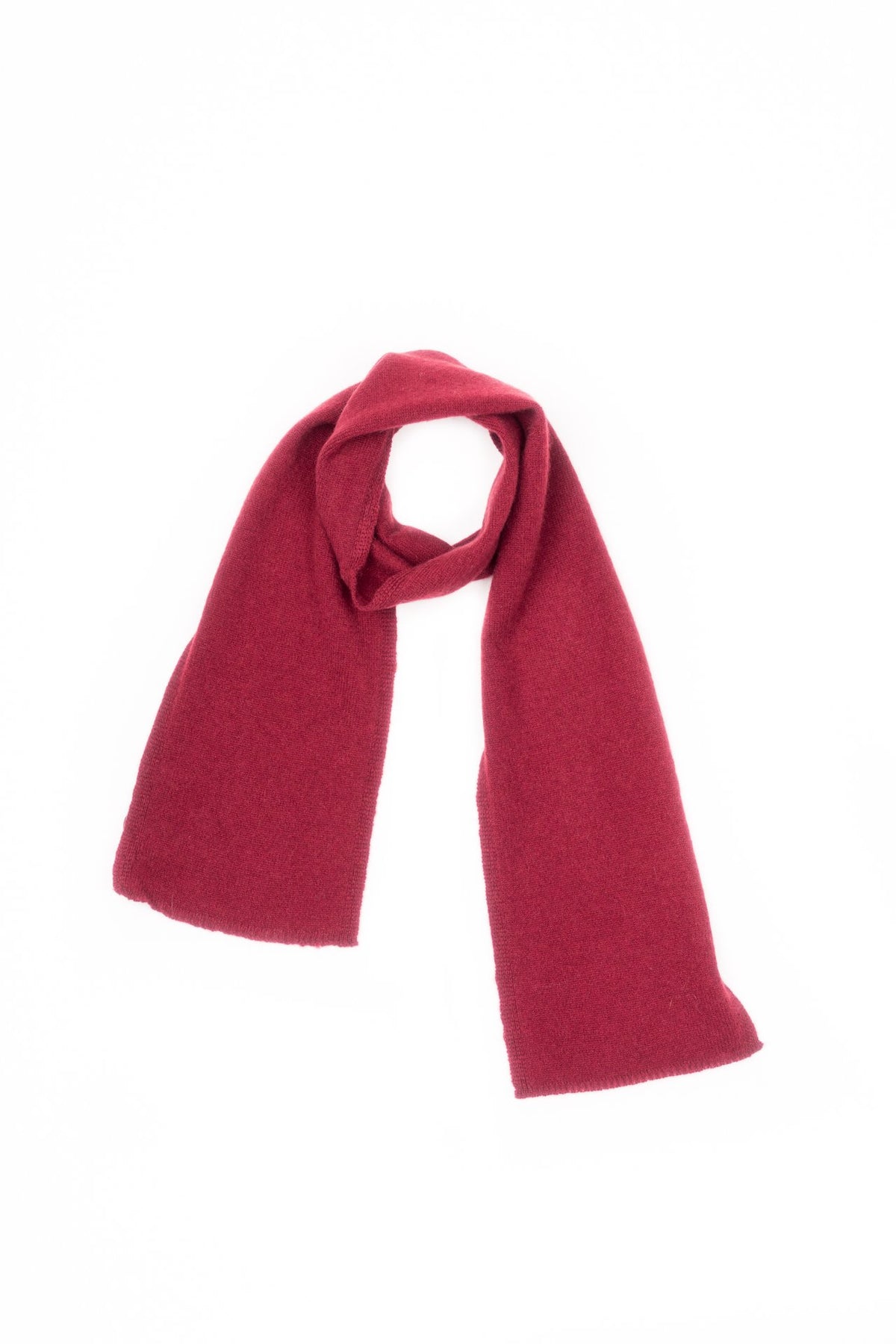 Kinderschal 100 % Kaschmir, Farbe Bordeaux | Dalle Piane Cashmere