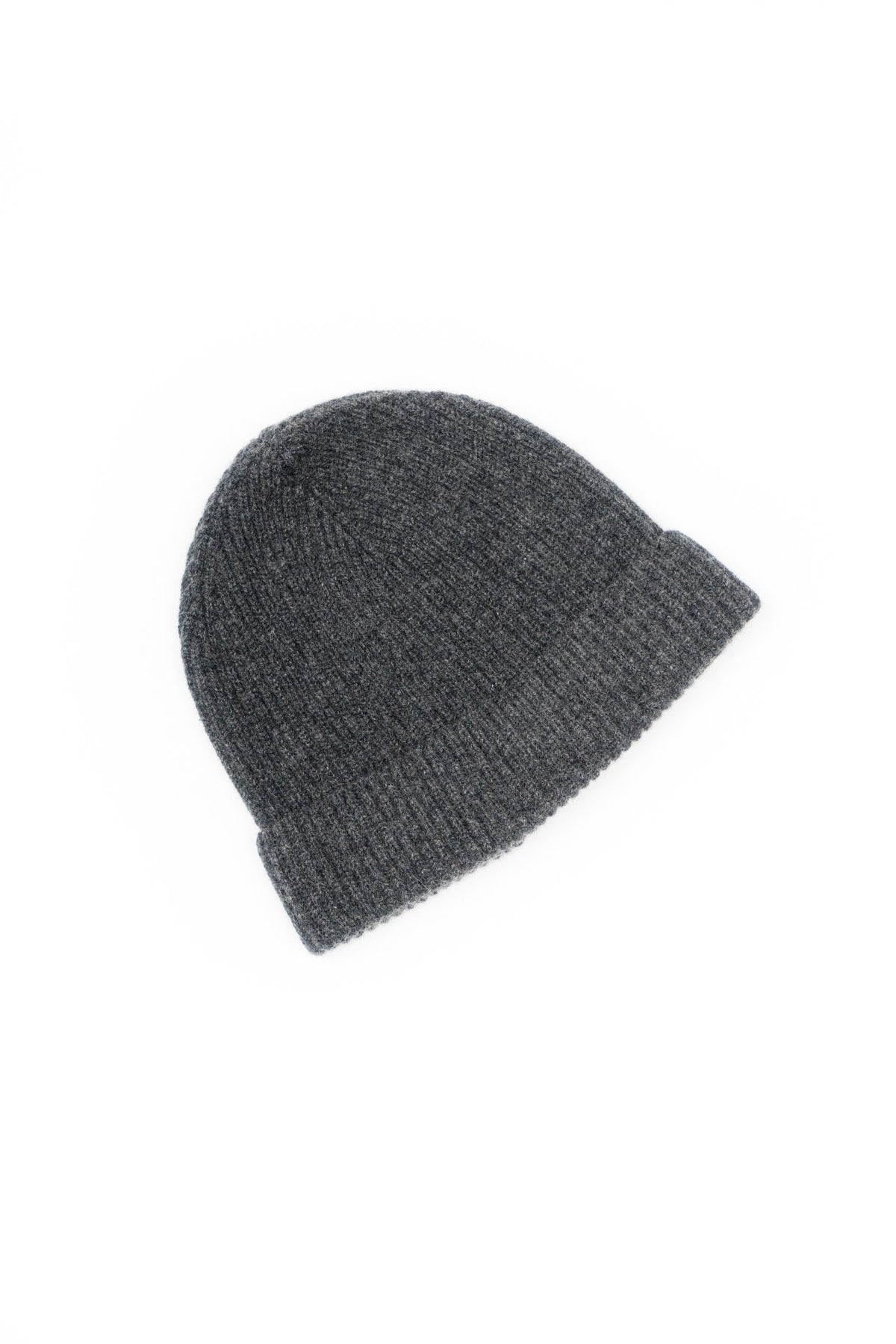 Herrenmütze aus 100 % Kaschmir im englischen Patentmuster, Farbe Anthrazit, Ansicht 2 | Dalle Piane Cashmere