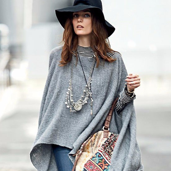 DER PONCHO: IDEEN UND TIPPS ZUM TRAGEN EINES PONCHOS