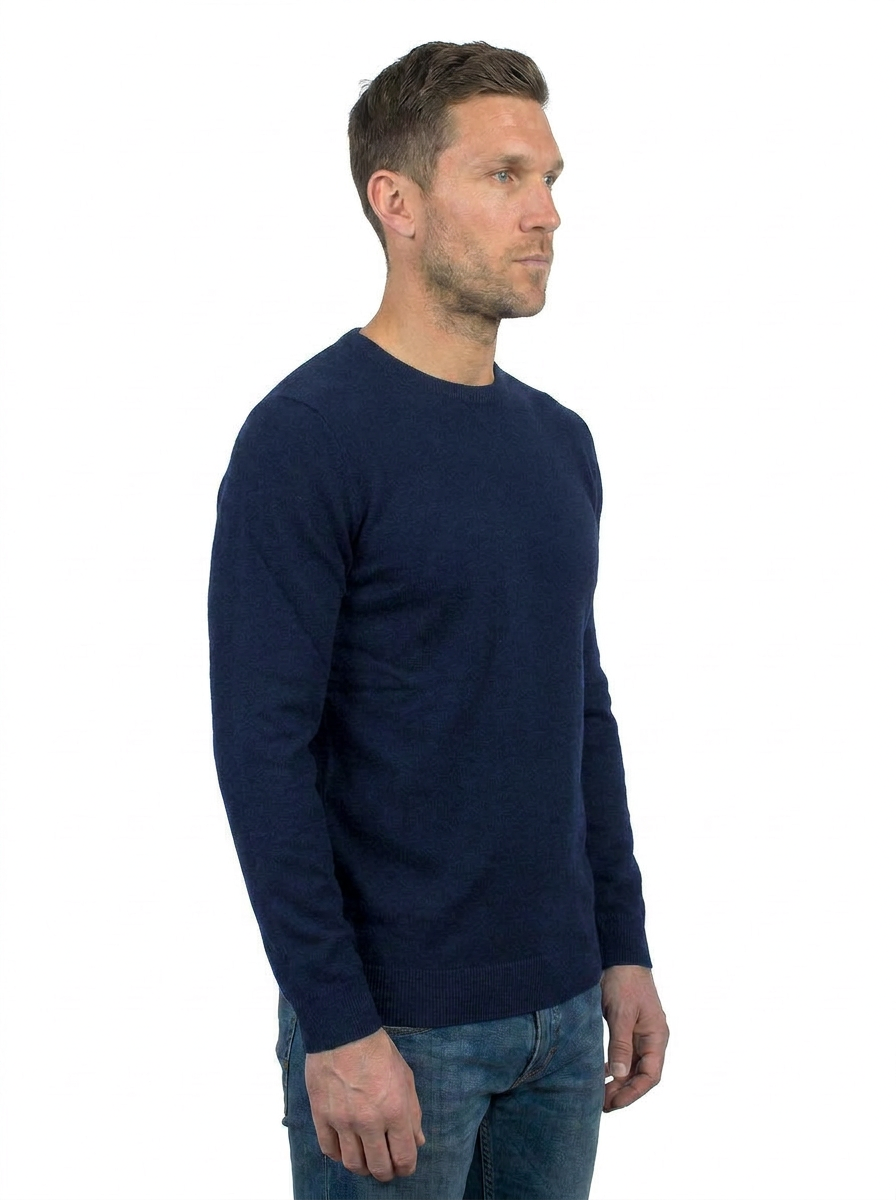 Rundhals 100% Baumwolle | Dalle Piane Cashmere