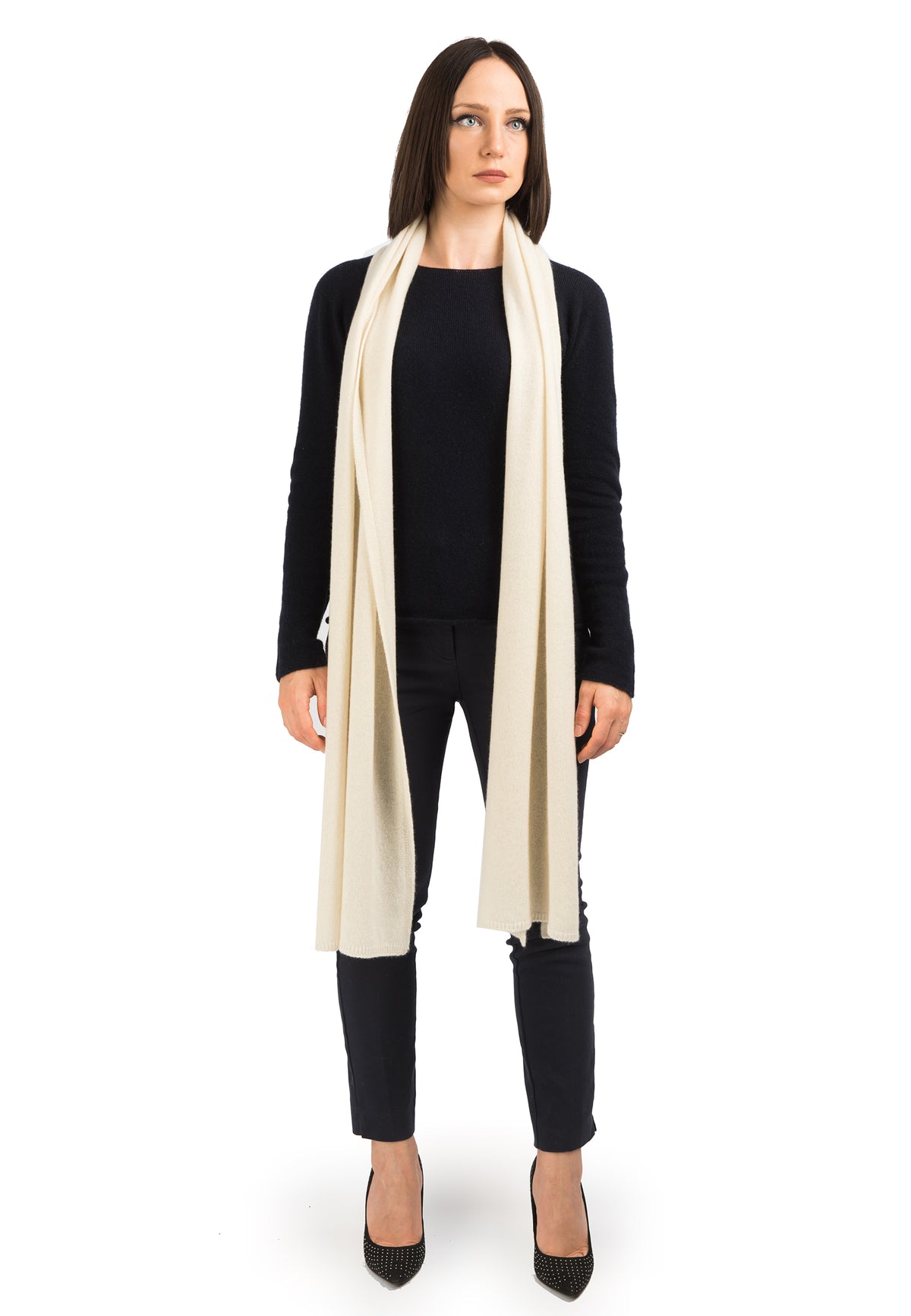 Einfarbiger Schal 100% Kaschmir | Dalle Piane Cashmere
