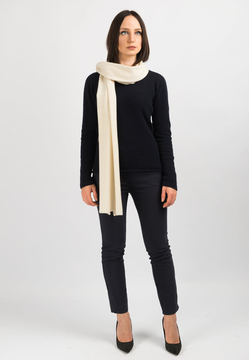 Einfarbiger Schal 100% Kaschmir | Dalle Piane Cashmere