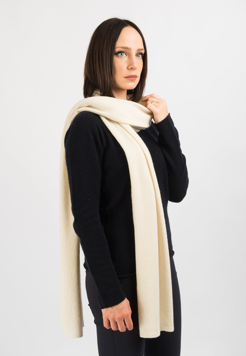 Einfarbiger Schal 100% Kaschmir | Dalle Piane Cashmere