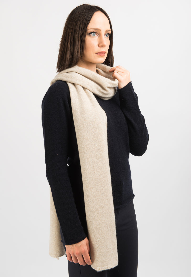 Einfarbiger Schal 100% Kaschmir | Dalle Piane Cashmere