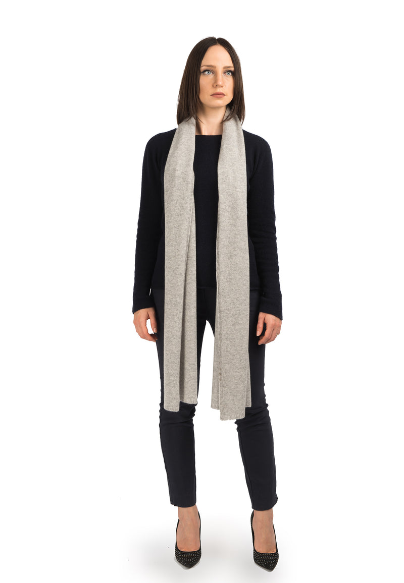 Einfarbiger Schal 100% Kaschmir | Dalle Piane Cashmere