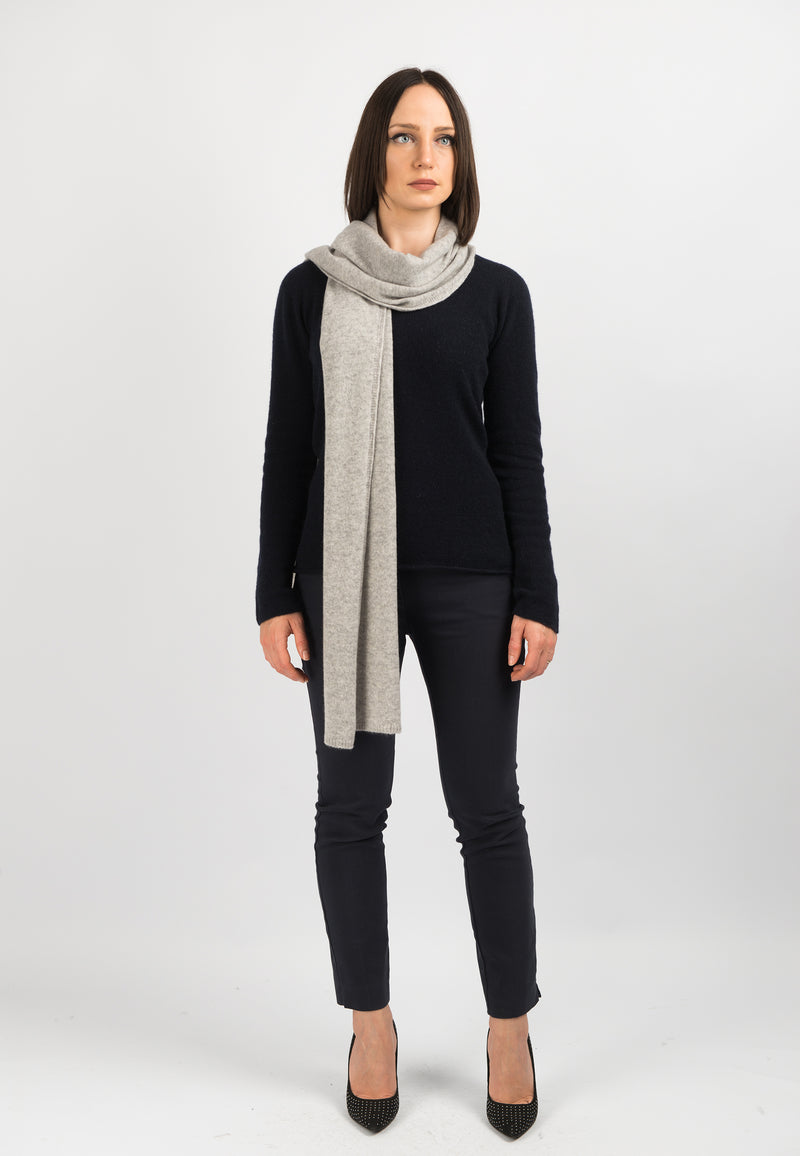 Einfarbiger Schal 100% Kaschmir | Dalle Piane Cashmere