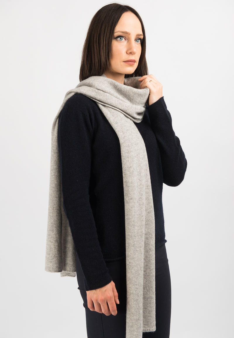 Einfarbiger Schal 100% Kaschmir | Dalle Piane Cashmere