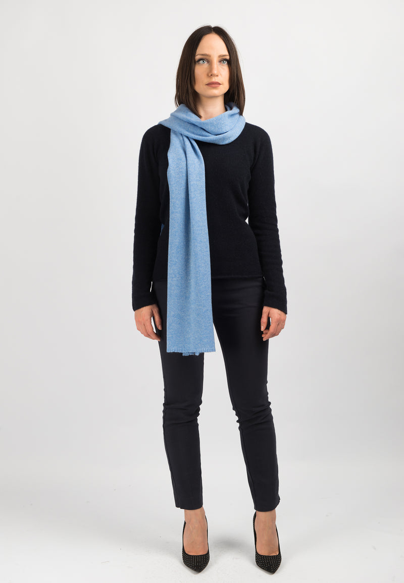 Einfarbiger Schal 100% Kaschmir | Dalle Piane Cashmere