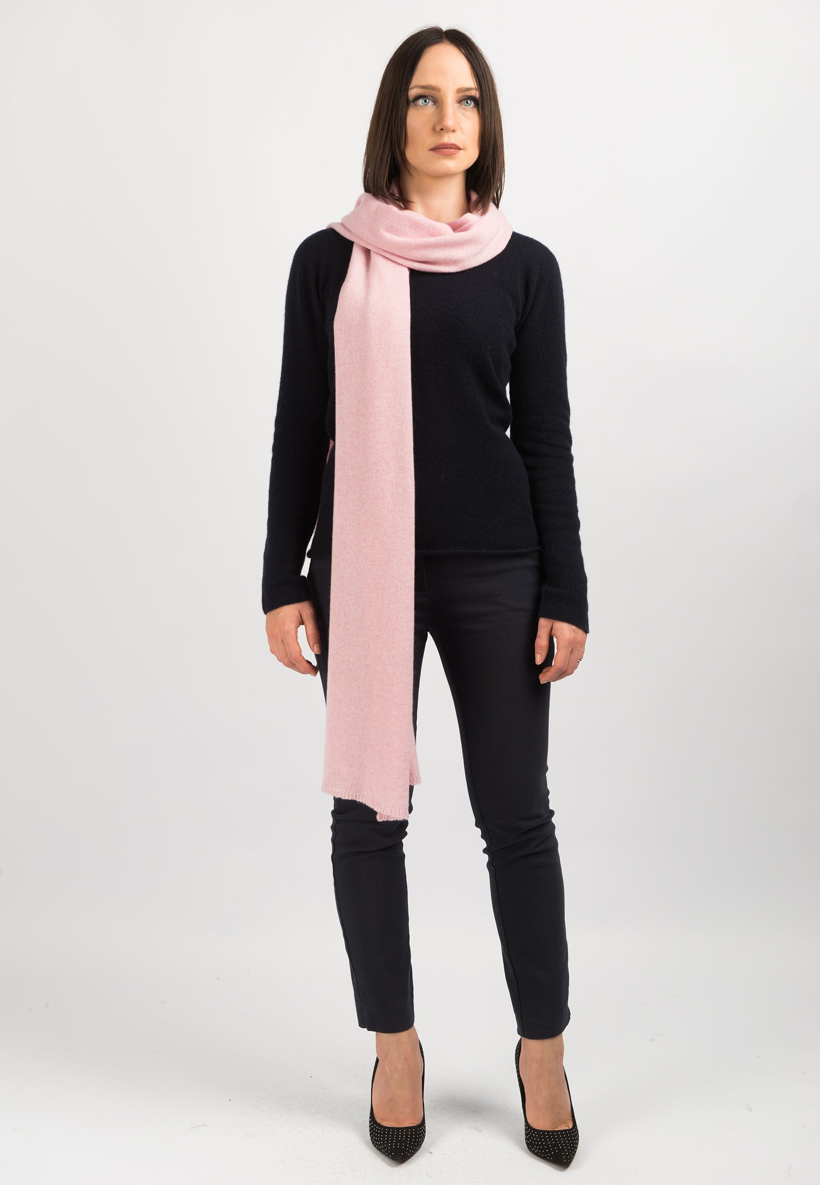 Dalle Piane Cashmere Sjaal - black/white/zwart Dalle Piane Cashmere Sjaal - black/white/zwart
