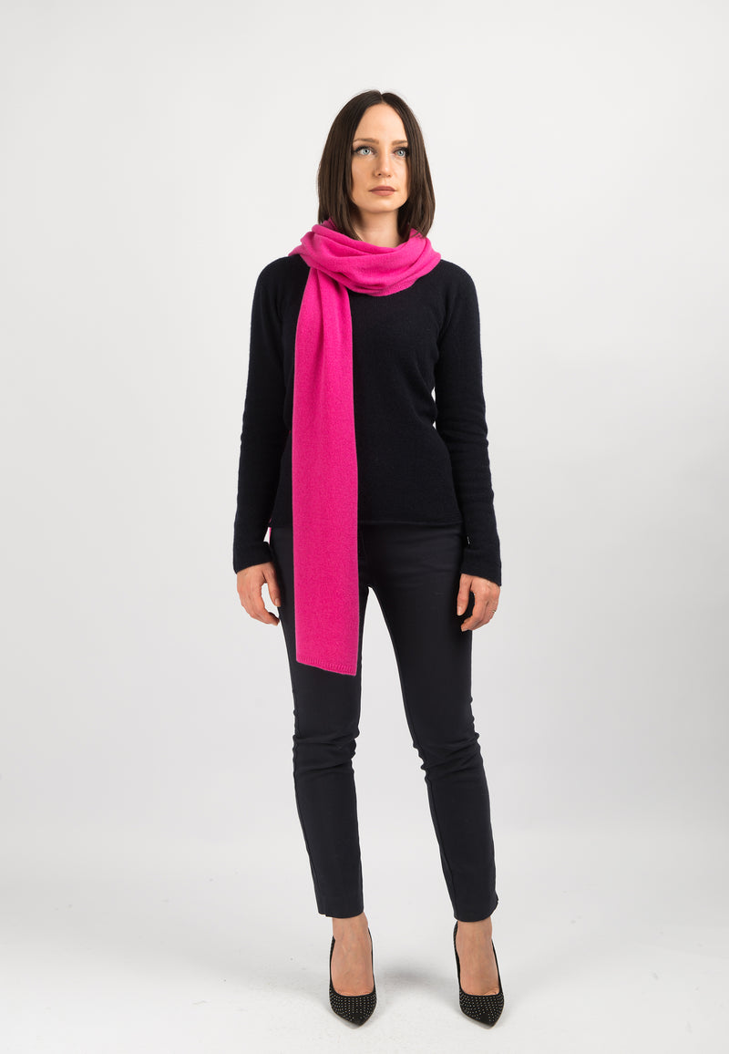 Einfarbiger Schal 100% Kaschmir | Dalle Piane Cashmere