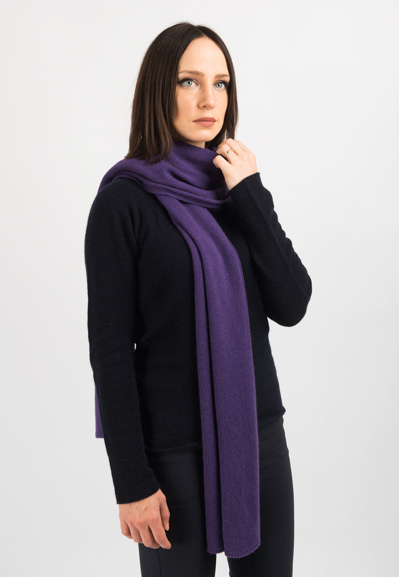 Einfarbiger Schal 100% Kaschmir | Dalle Piane Cashmere