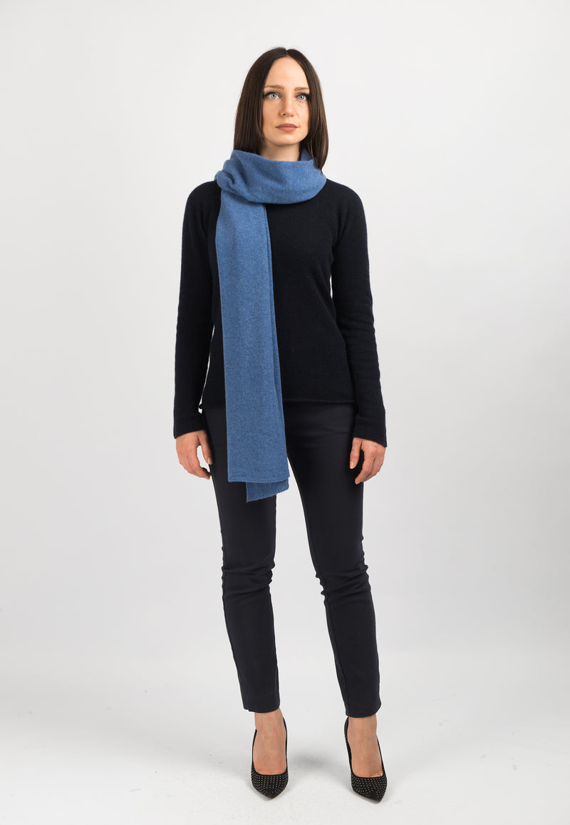 Einfarbiger Schal 100% Kaschmir | Dalle Piane Cashmere