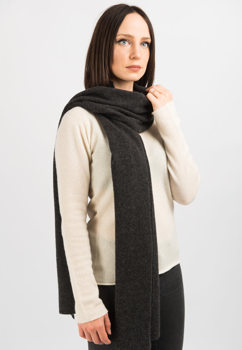 Einfarbiger Schal 100% Kaschmir | Dalle Piane Cashmere