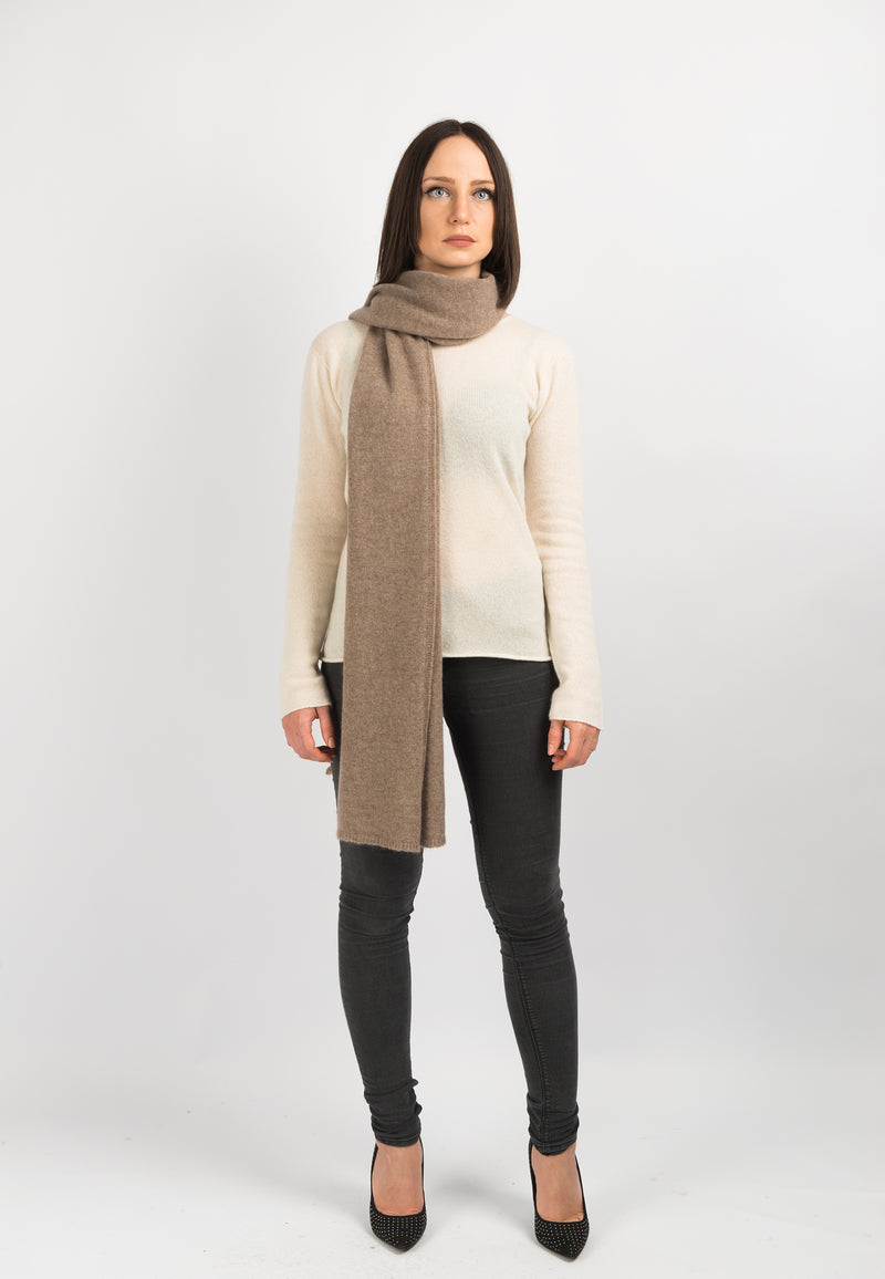 Einfarbiger Schal 100% Kaschmir | Dalle Piane Cashmere