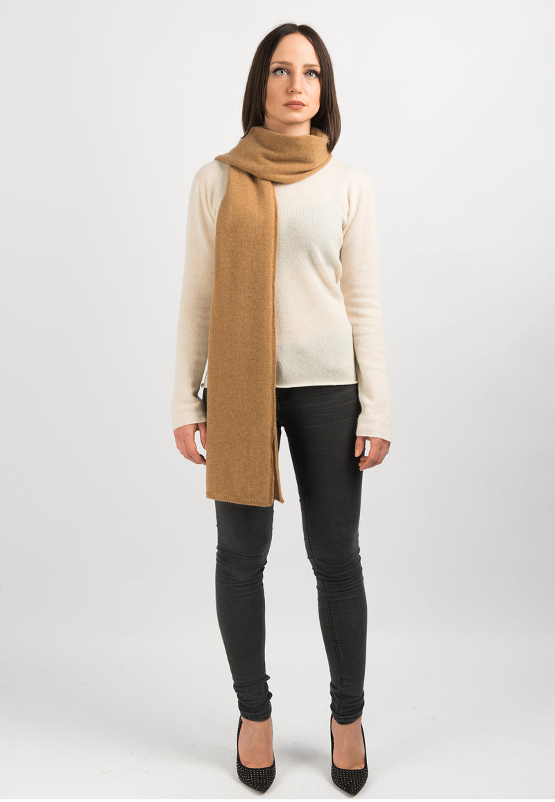 Einfarbiger Schal 100% Kaschmir | Dalle Piane Cashmere