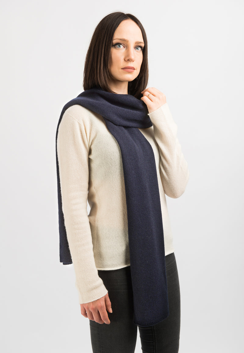 Einfarbiger Schal 100% Kaschmir | Dalle Piane Cashmere