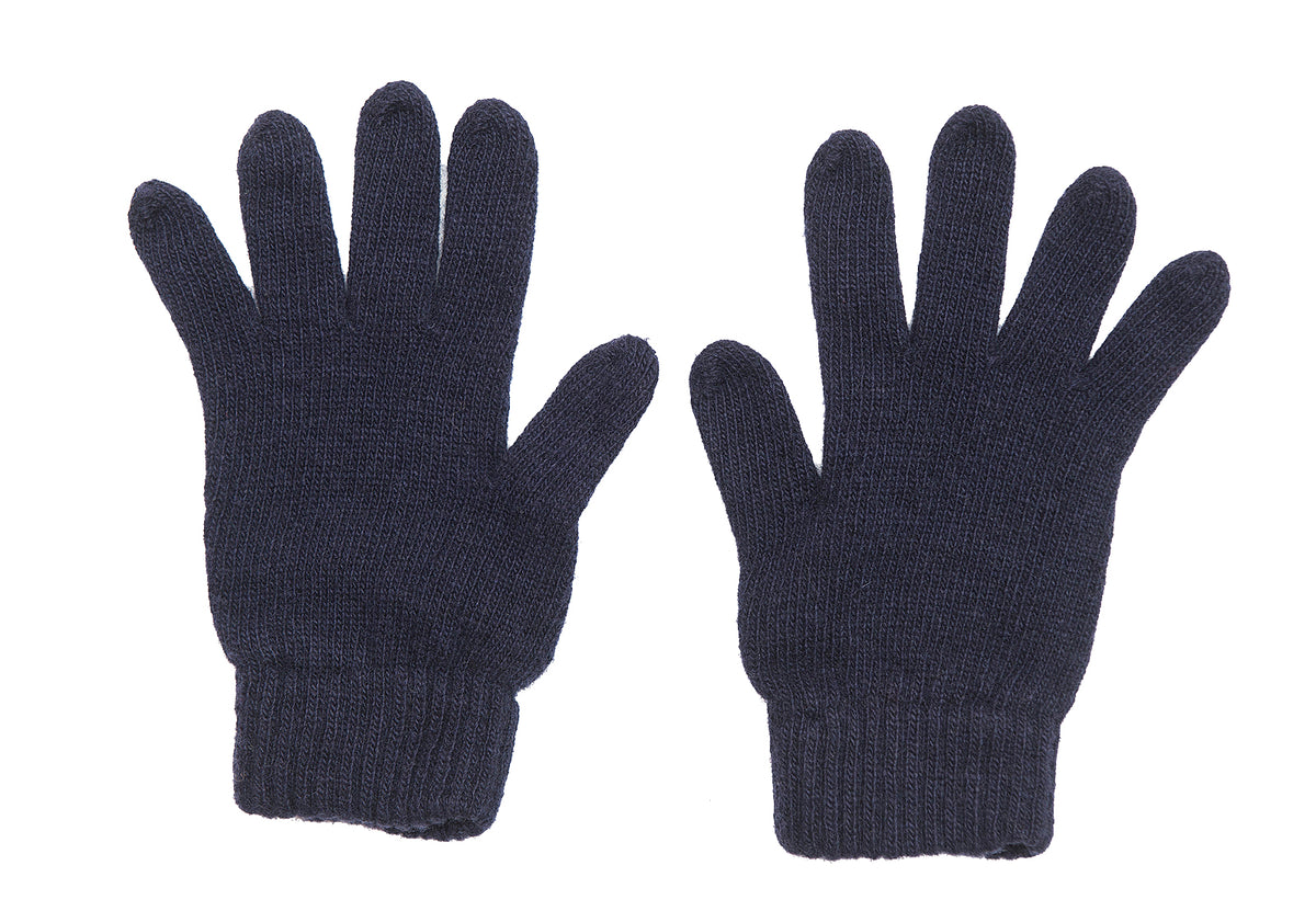 Damenhandschuhe aus Kaschmirmischung, Farbe Blau | Dalle Piane Cashmere